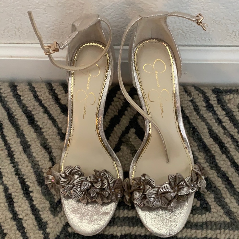 Jessica Simpson Gold Sandal